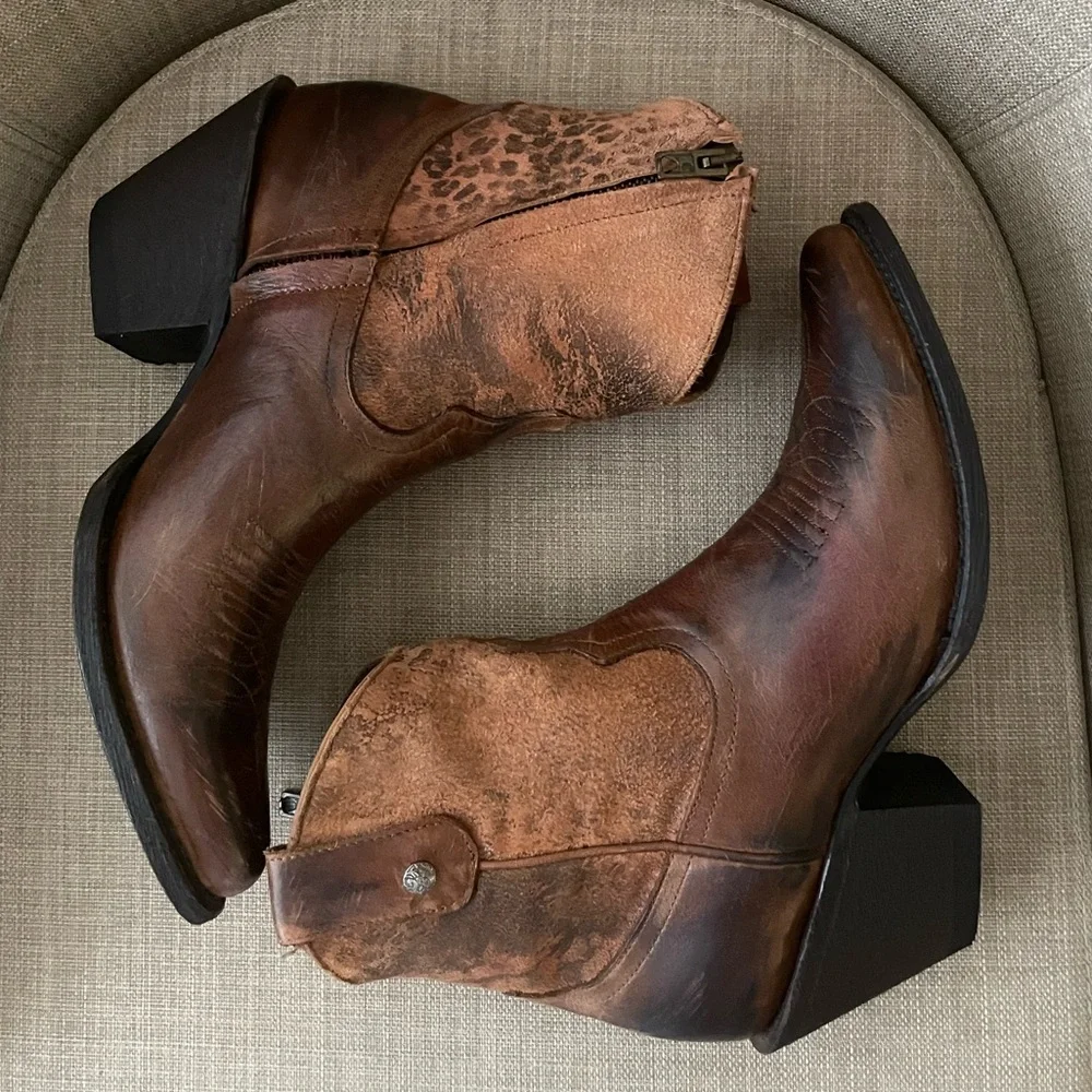 Old Gringo Corinna Leather Western Ankle Boot